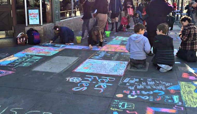 The Power Of Sidewalk Chalk: INSCRIBE Returns To Castro For World AIDS Day