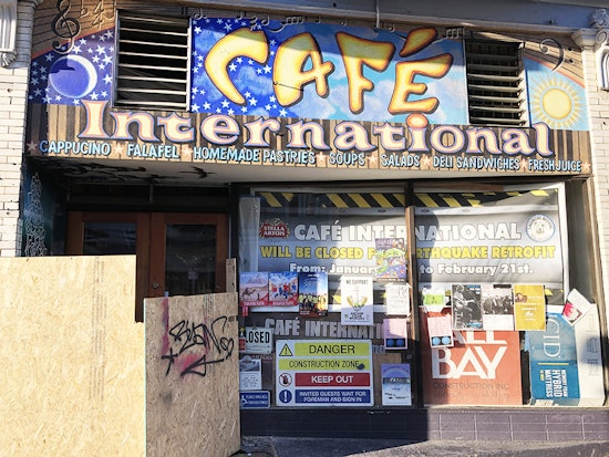 Lower Haight's Café International, Mad Dog in the Fog close for seismic retrofits