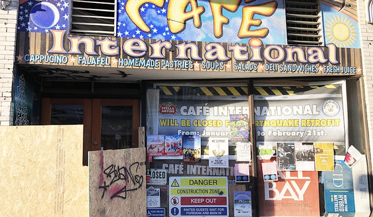 Lower Haight's Café International, Mad Dog in the Fog close for seismic retrofits