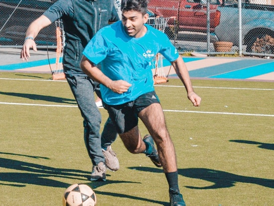 City teams up with booking app to offer free adult soccer, basketball games at school playgrounds