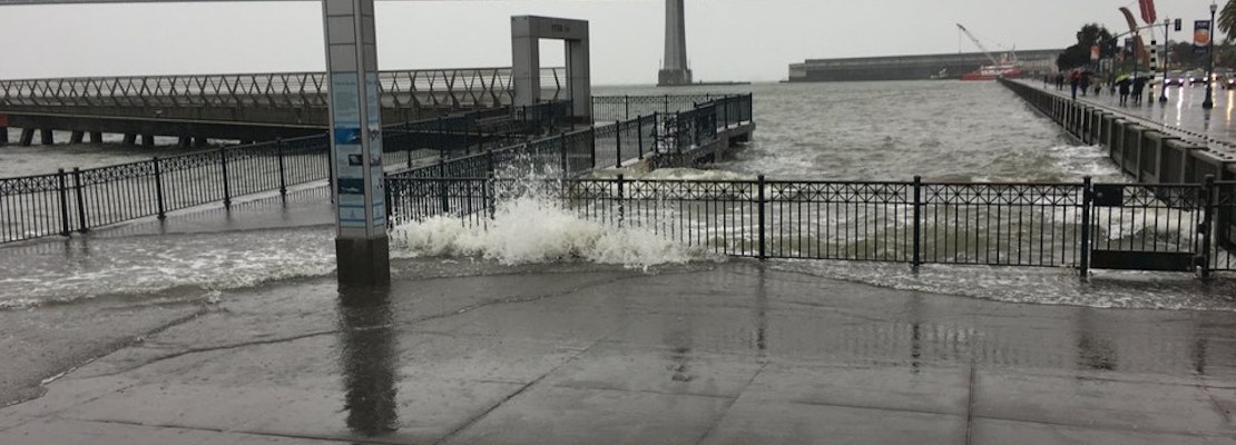Watch King Tides Flood The Embarcadero
