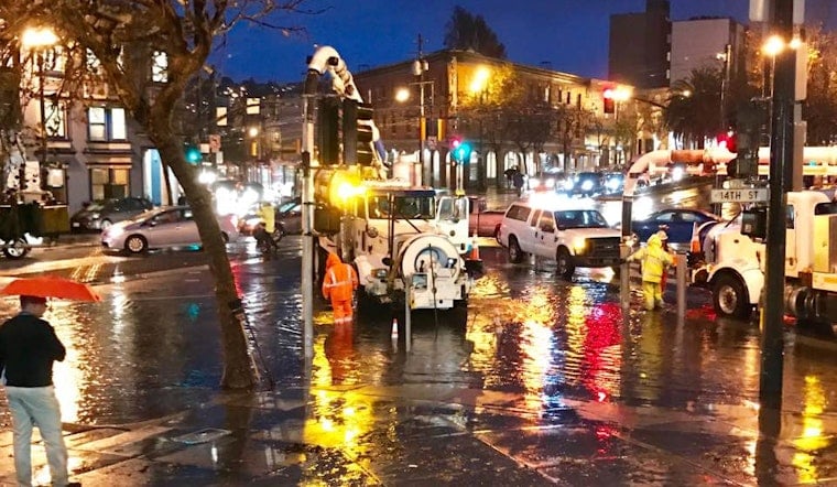 Church & Market Suffers Major Flooding After Rainstorm