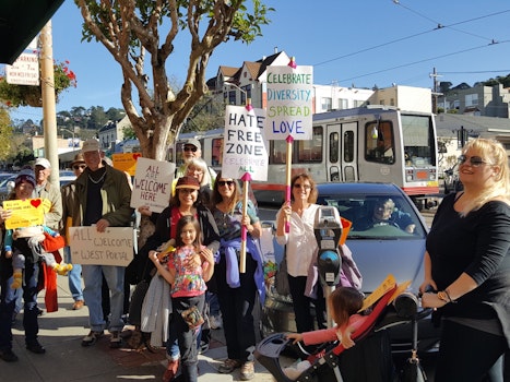 Sunset Residents Come Together To Build Community After Presidential Election