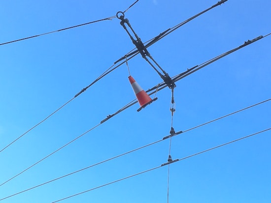 Why Did Muni Install A Traffic Cone In The Wires Above Castro & Market?