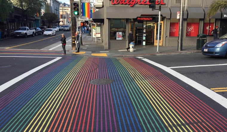 After Dirt Bike Damage, Castro's Rainbow Crosswalks To Be Cleaned Up