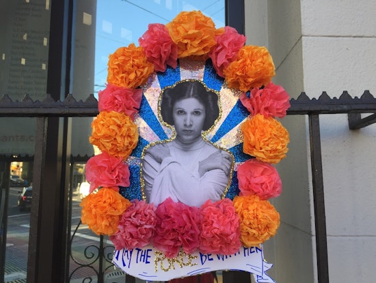 Tributes To Carrie Fisher, George Michael Pop Up At 18th & Castro
