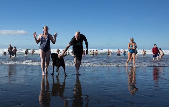 Scenes From The Riptide's 2017 New Year's Plunge