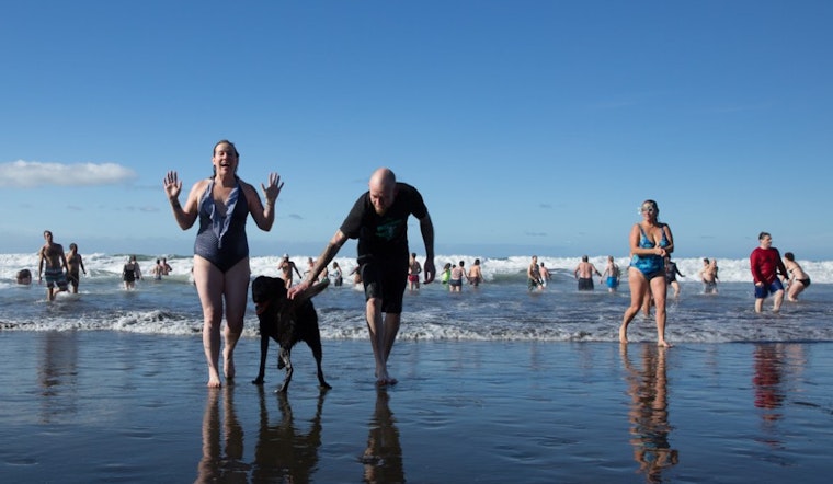 Scenes From The Riptide's 2017 New Year's Plunge