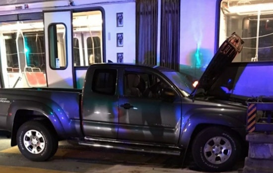 Pickup truck collides with N-Judah train, disrupting service