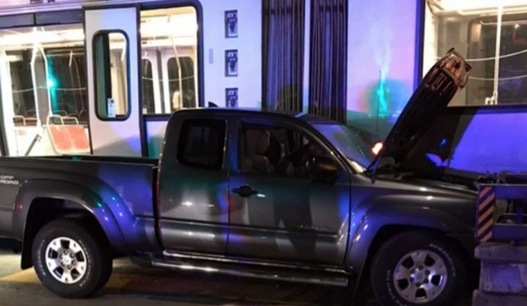 Pickup truck collides with N-Judah train, disrupting service