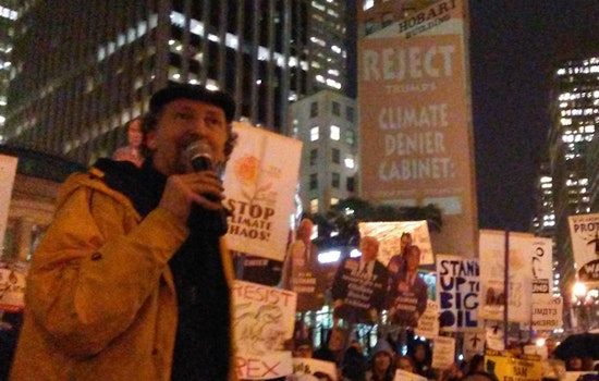 Hundreds Protest Trump Cabinet Picks Outside Senator Feinstein's SF Office
