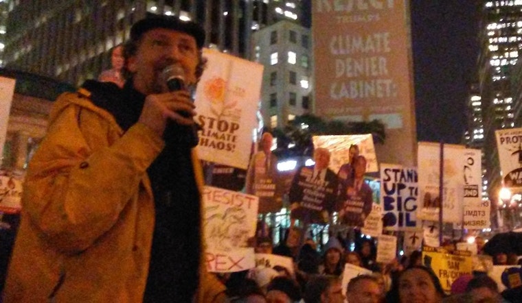 Hundreds Protest Trump Cabinet Picks Outside Senator Feinstein's SF Office
