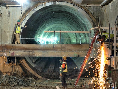 80 Feet Below: Scenes From The Central Subway's Subterranean Construction