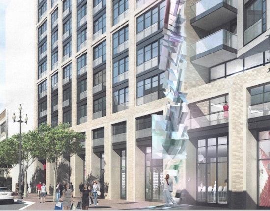 12-Story Sculpture To Scale Proposed Mid-Market Apartment Complex