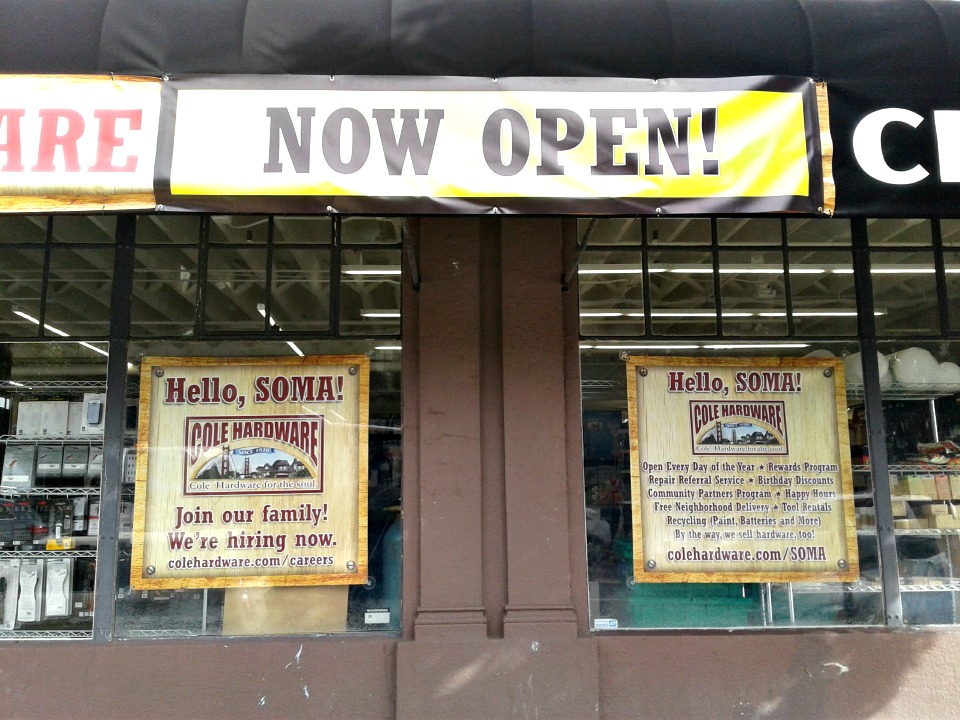 Cole Hardware Debuts New South Of Market Digs