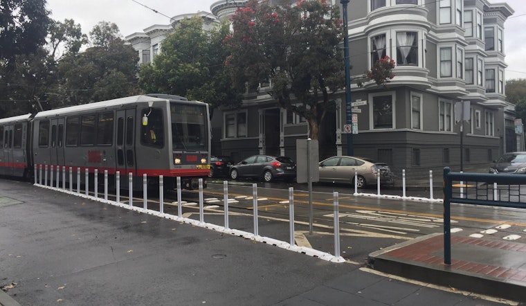 Fillmore & Duboce, Church & Duboce Get Soft-Hit Posts To Prevent Illegal Turns