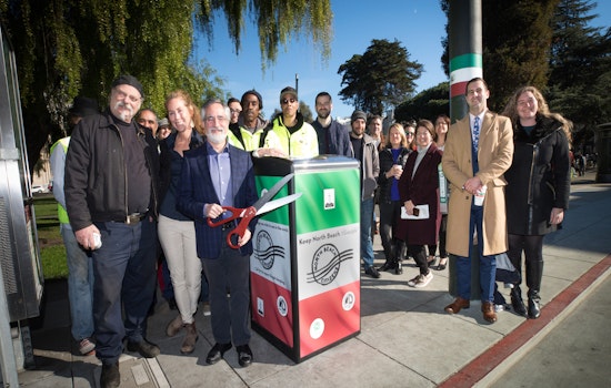 North Beach neighborhood groups join forces to install 'smart' trashcans