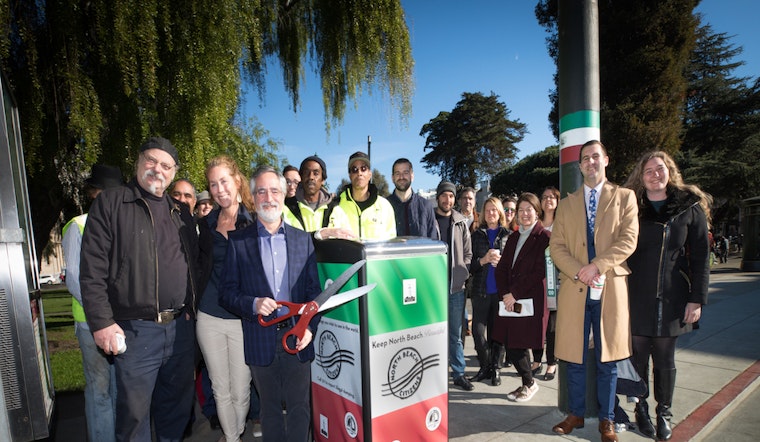 North Beach neighborhood groups join forces to install 'smart' trashcans