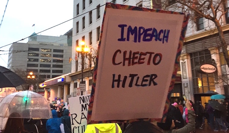 The Best And Funniest Signs From This Weekend's Protests In SF