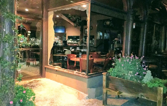 Bell Tower's Front Windows Smashed By Unknown Vandal