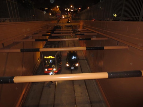 Muni Train Tows Yet Another Wayward Car From Sunset Tunnel