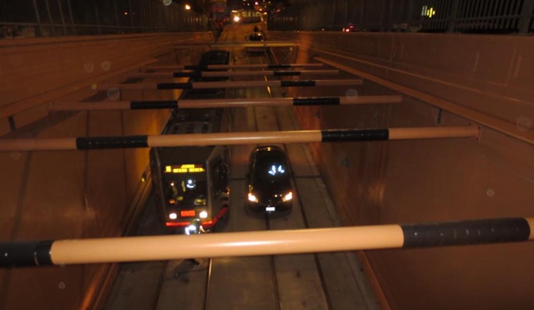 Muni Train Tows Yet Another Wayward Car From Sunset Tunnel