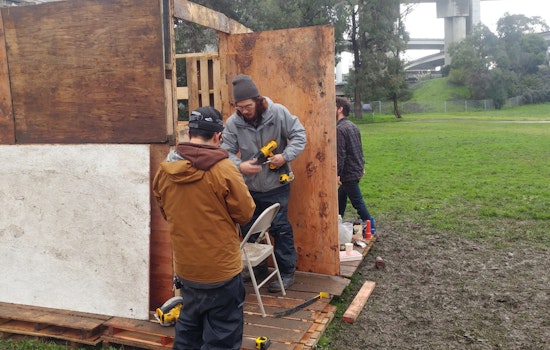 Activists Transform Dog Park Into Village For Homeless Residents