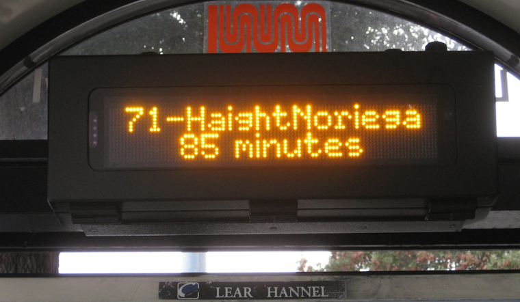 SFMTA Bus & Train Predictions Restored, Mostly