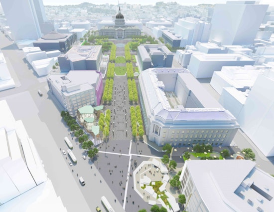Civic Center improvement plan calls for permanent block closure, UN Plaza fountain makeover, more