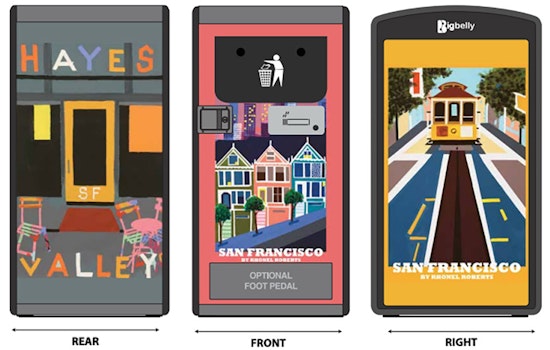 Privately funded 'smart' trash cans headed to Hayes Valley this month