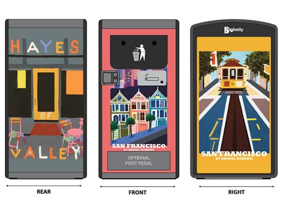 Privately funded 'smart' trash cans headed to Hayes Valley this month