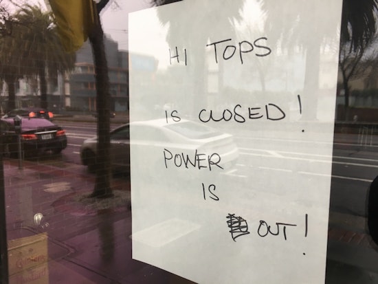 Fallen Tree Knocks Out Power In The Castro