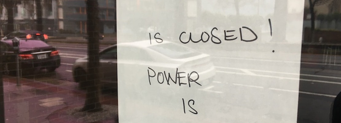 Fallen Tree Knocks Out Power In The Castro