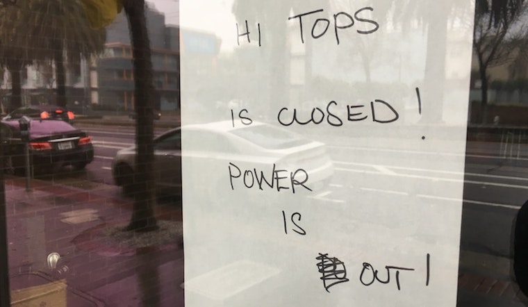 Fallen Tree Knocks Out Power In The Castro