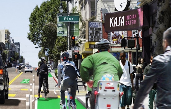 Polk Streetscape Design Altered To Discourage Parking In Bike Lanes