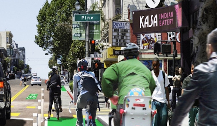 Polk Streetscape Design Altered To Discourage Parking In Bike Lanes