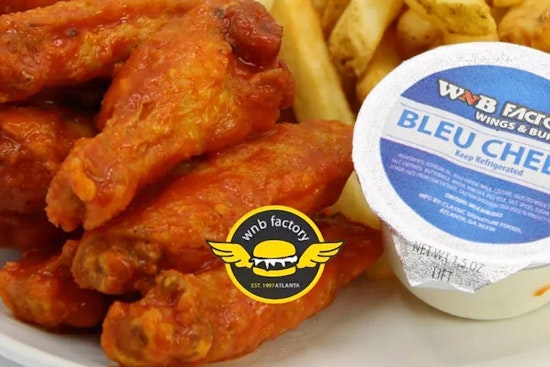 Score chicken wings and more at Sandy Springs's new WNB Factory Wings & Burger