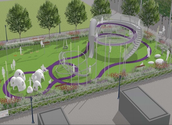 Civic Center Revamp Kicks Off With Groundbreaking For New Playgrounds