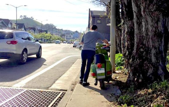Bernal Neighbor Recovers Stolen Scooter From 101/Cesar Chavez Encampment