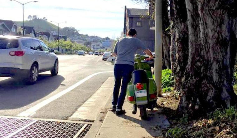 Bernal Neighbor Recovers Stolen Scooter From 101/Cesar Chavez Encampment