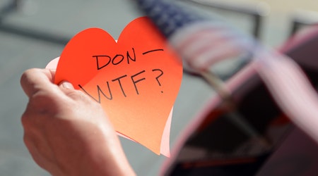 'Dear Don': Union Square Visitors Dump Trump With Personalized Valentines