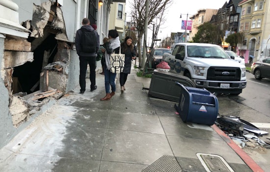 Driver crashes SUV into Divisadero home