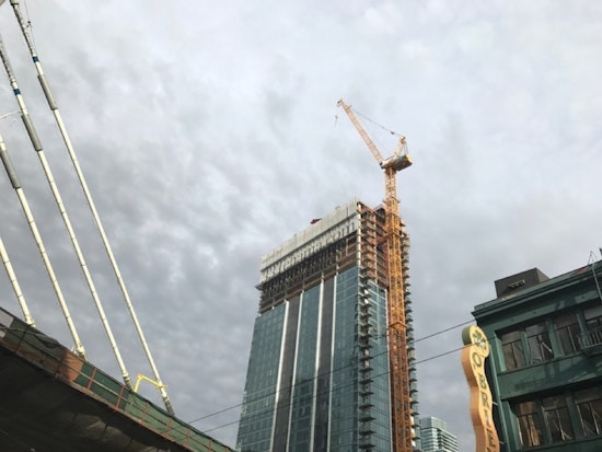 General Contractor Says 2,000-Pound Concrete Slab Not At Risk Of Falling From SoMa Tower [Updated]