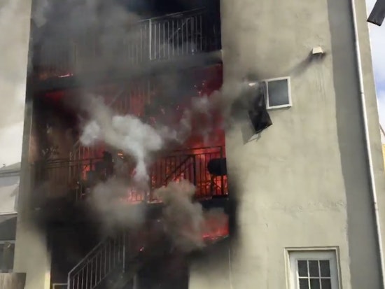 1 Firefighter Injured, 11 Residents Displaced In 1-Alarm Fire In Portola Place