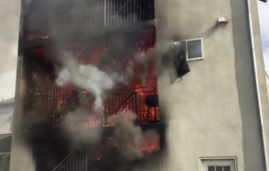 1 Firefighter Injured, 11 Residents Displaced In 1-Alarm Fire In Portola Place