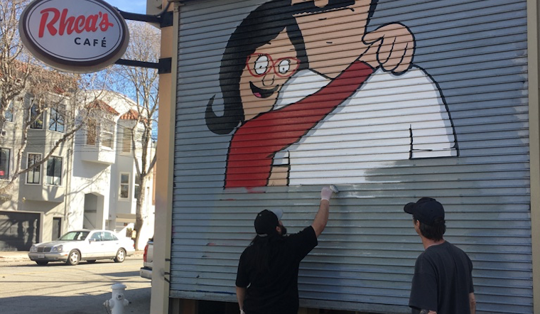 At Landlord's Request, 'Bob's Burgers' Mural Removed From 20th & Bryant