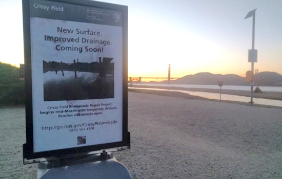 Crissy Field Promenade To Undergo 5 Months Of Construction