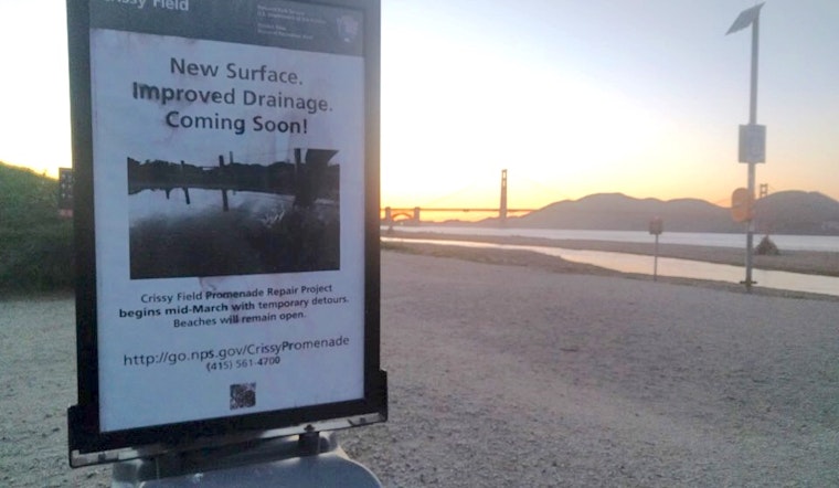 Crissy Field Promenade To Undergo 5 Months Of Construction