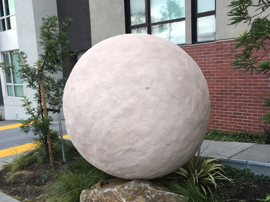 Spotted: Mysterious Rolling Sculpture Pops Up At Hayes Valley's Avalon