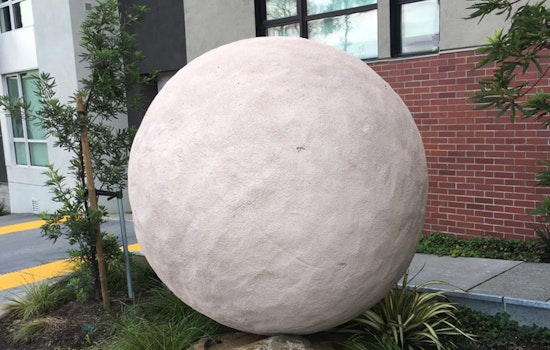 Spotted: Mysterious Rolling Sculpture Pops Up At Hayes Valley's Avalon